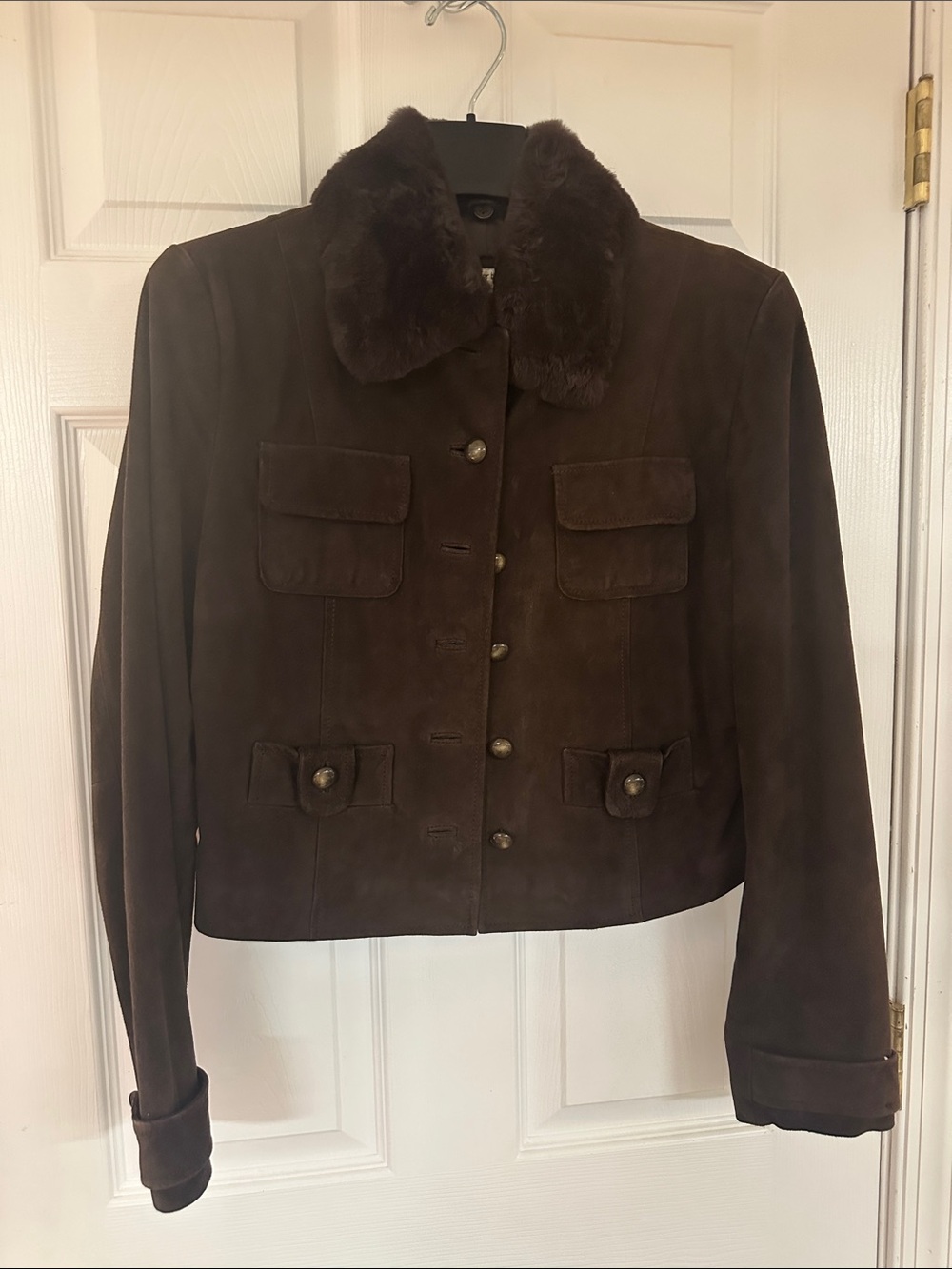 Tyler Boe chocolate brown jacket